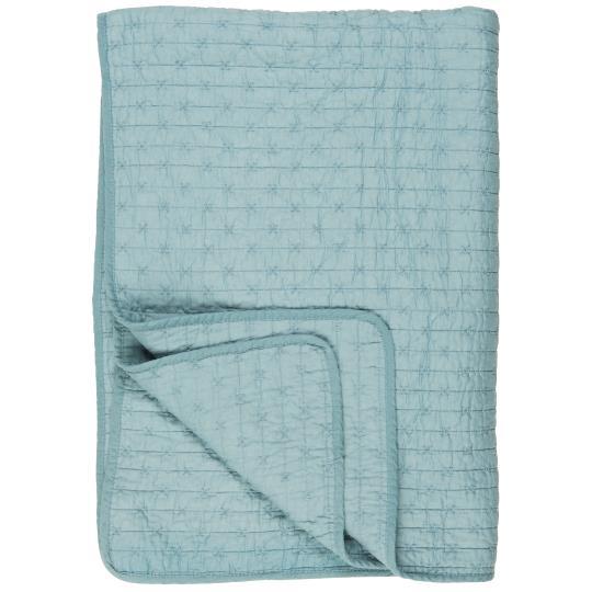 Quilt blue with cross-stitches - WowCornwall