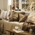 Quilt linen coloured with cross-stitches - WowCornwall