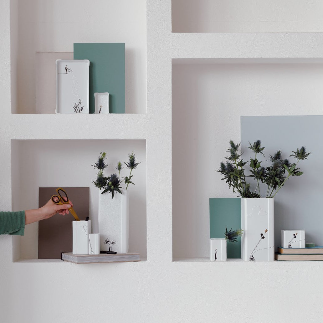 Porcelain Flower Heart Tealight Holder - WowCornwall