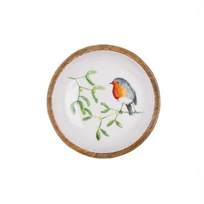 Robin Bowl 15cm by Shoeless Joe - WowCornwall