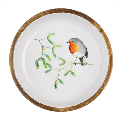 Robin Bowl 20cm by Shoeless Joe - WowCornwall