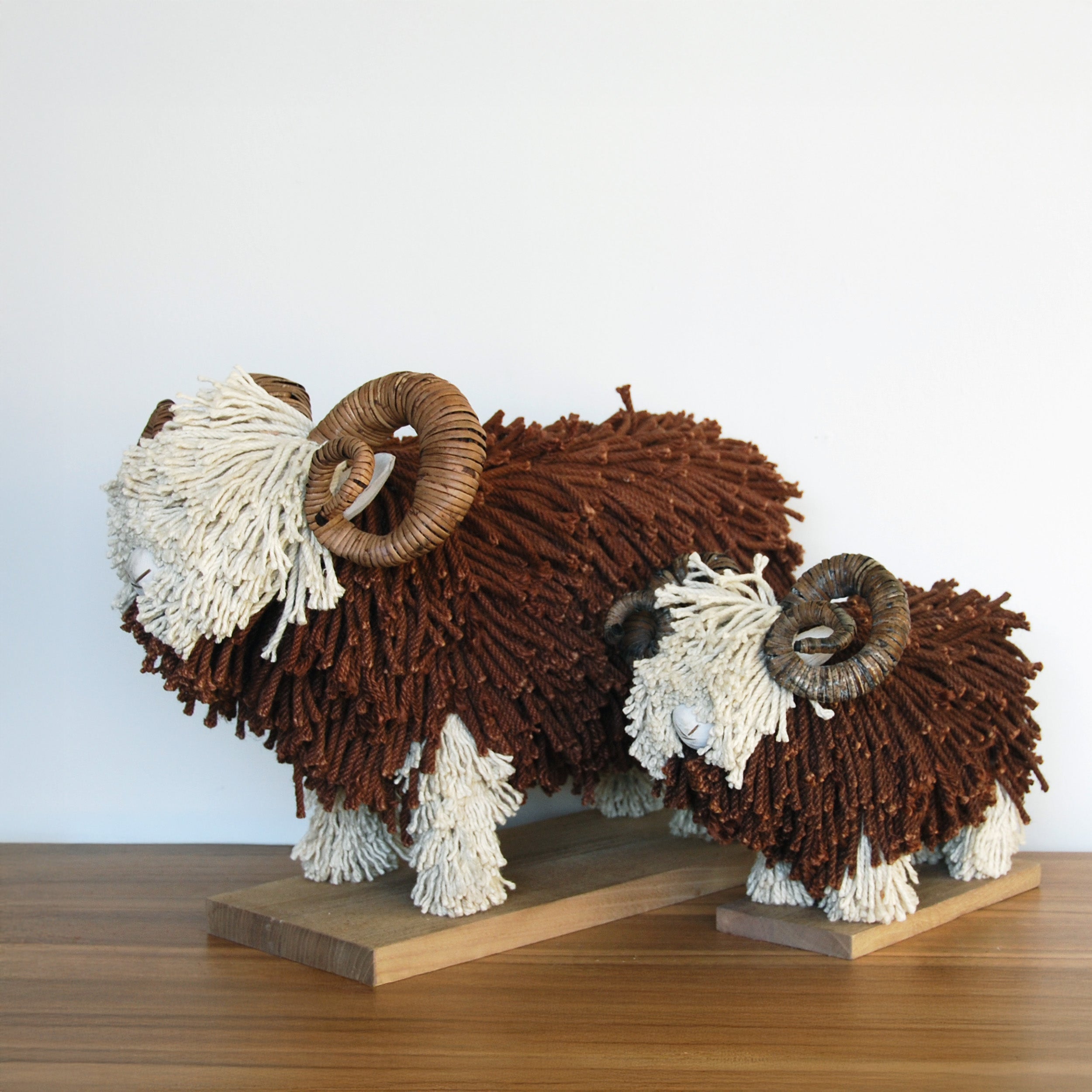 Rupert Ram Small - Brown/Cream - WowCornwall