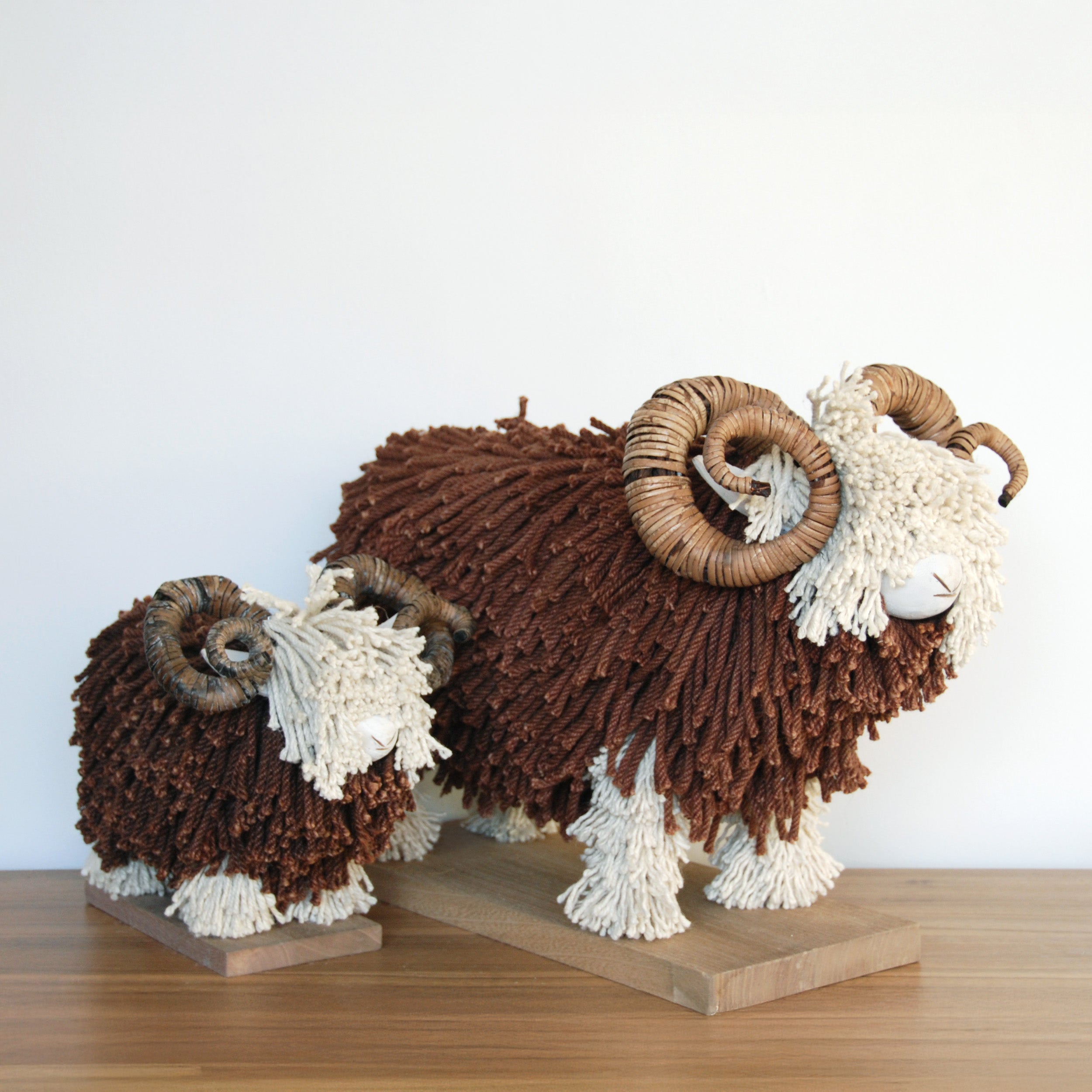 Rupert Ram Small - Brown/Cream - WowCornwall