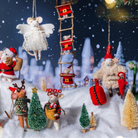 Holiday Mouse Felt Decoration - WowCornwall