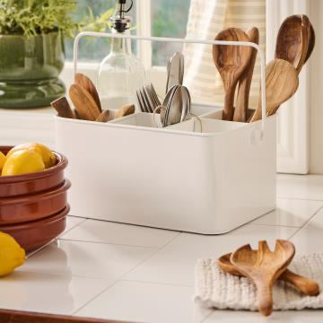 Salad servers short model olive wood - WowCornwall