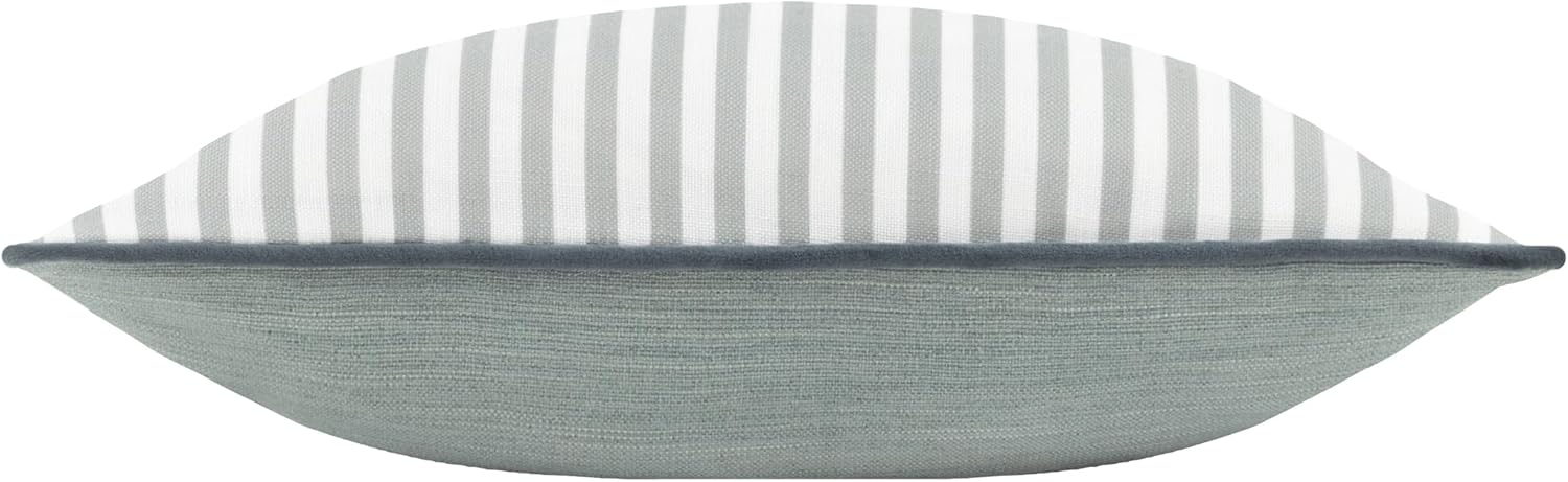 Salcombe Pufferfish Piped Cushion - WowCornwall