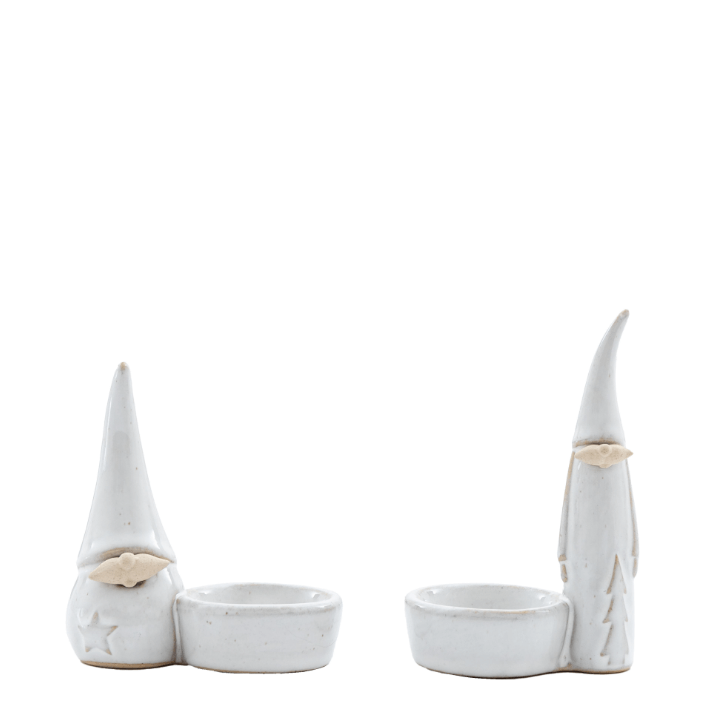 Santa Duo Tealight Holders - WowCornwall
