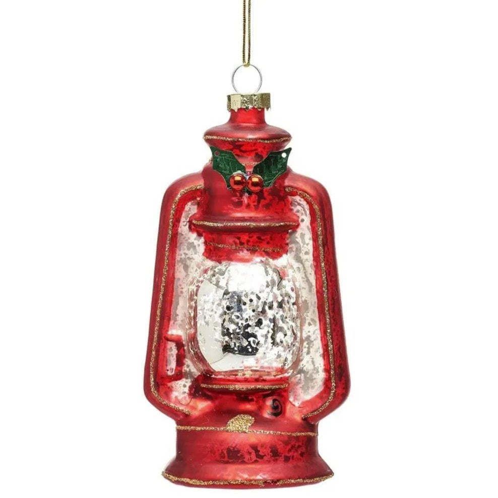 Camping Lantern Christmas Bauble - WowCornwall