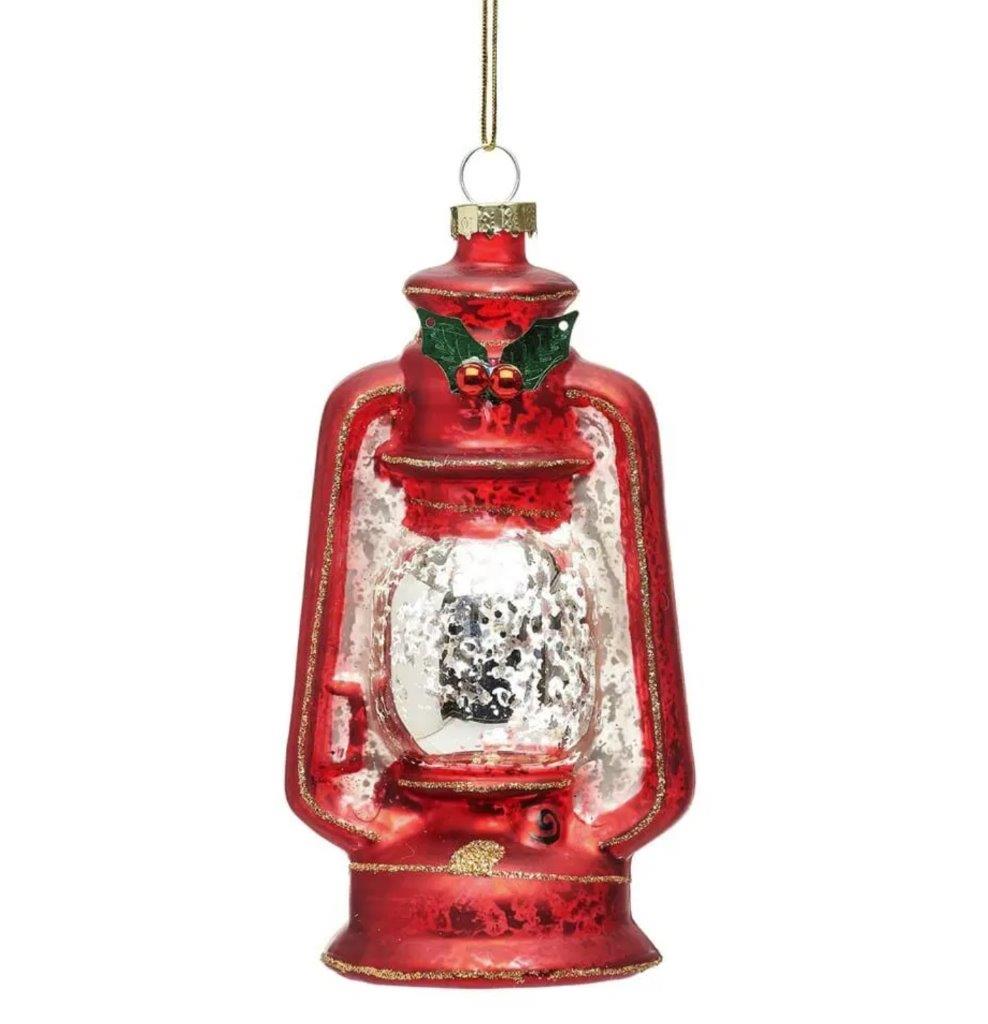 Camping Lantern Christmas Bauble - WowCornwall