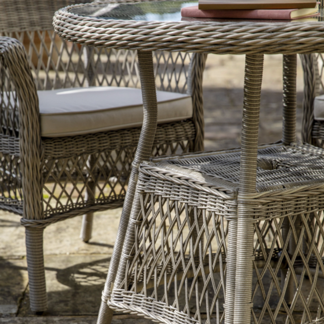 Menton 4 Seater Round Dining Set