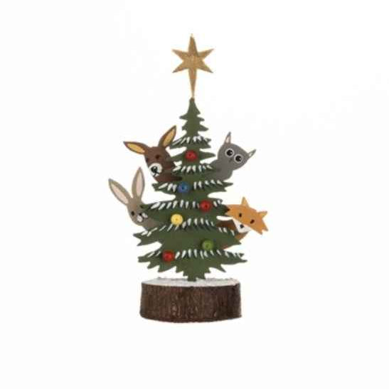 Xmas Peek-A-Boo on Base Christmas Decoration by Shoeless Joe