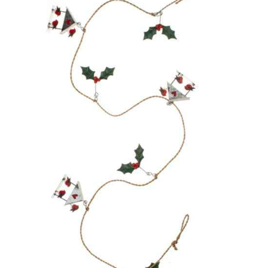 Birdtable Garland Christmas Decoration by Shoeless Joe