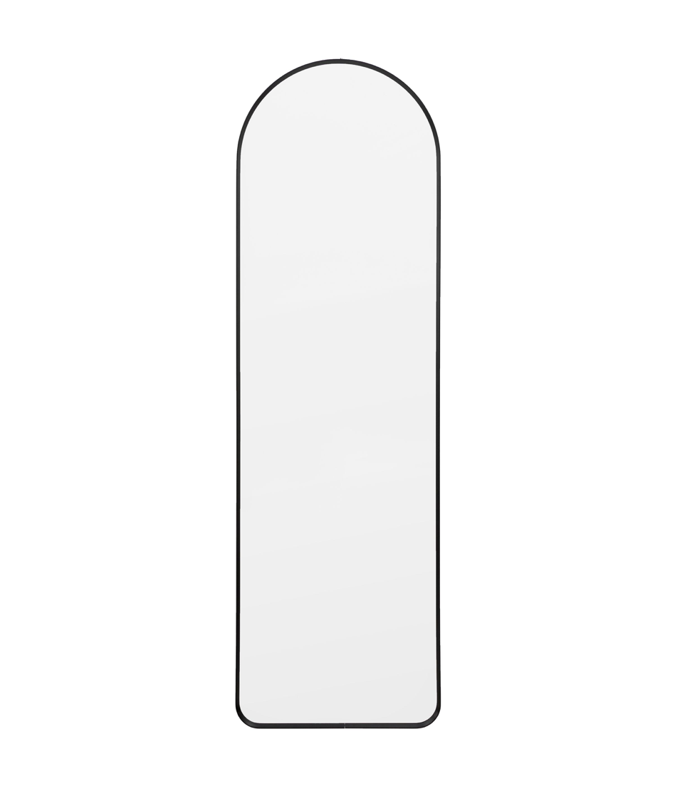 Holworth Arch Mirror in black or gold (w)450mm x (d)35mm x (h)1500mm - WowCornwall