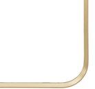Holworth Arch Mirror in black or gold (w)450mm x (d)35mm x (h)1500mm - WowCornwall
