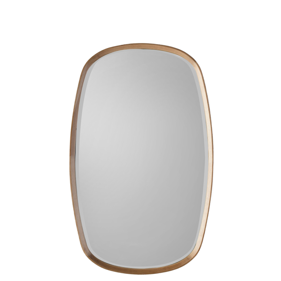 Keaton Mirror in Walnut or Oak (w)550mm x (d)45mm x (h)900mm - WowCornwall