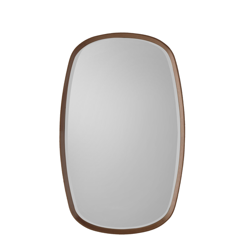 Keaton Mirror in Walnut or Oak (w)550mm x (d)45mm x (h)900mm - WowCornwall