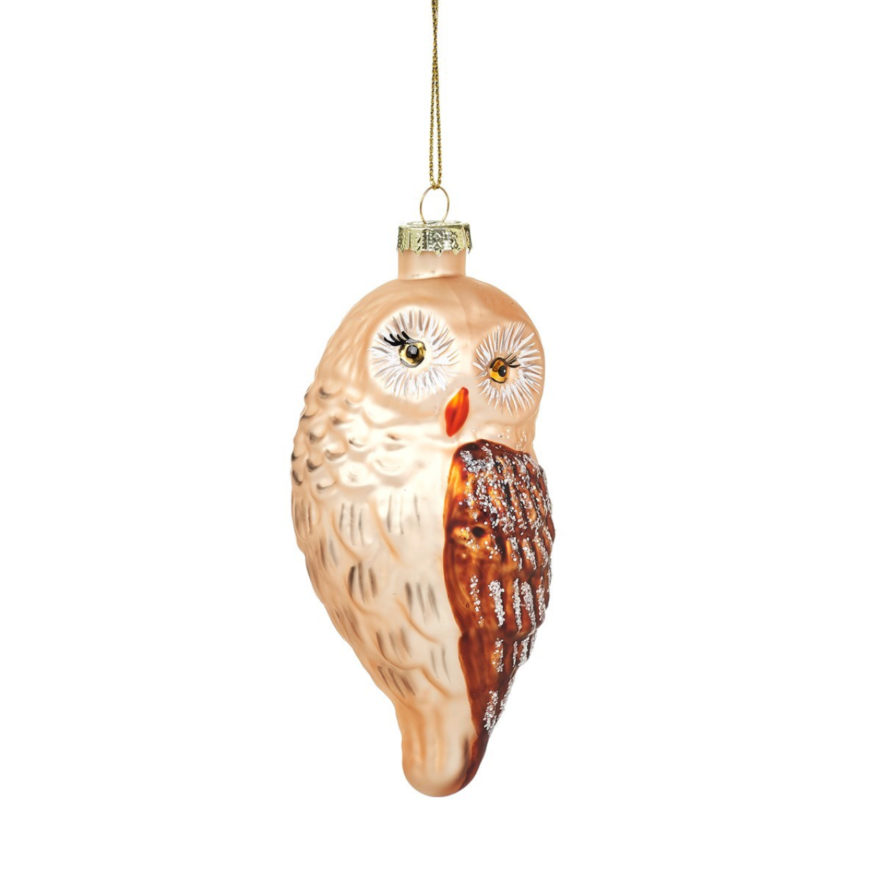 Woodland Owl Shaped Bauble - WowCornwall