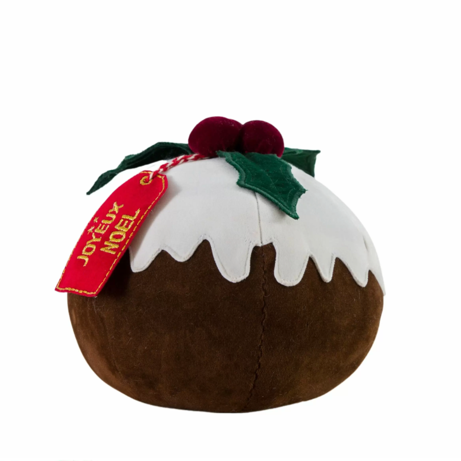 Pudding Doorstop Brown/White - WowCornwall