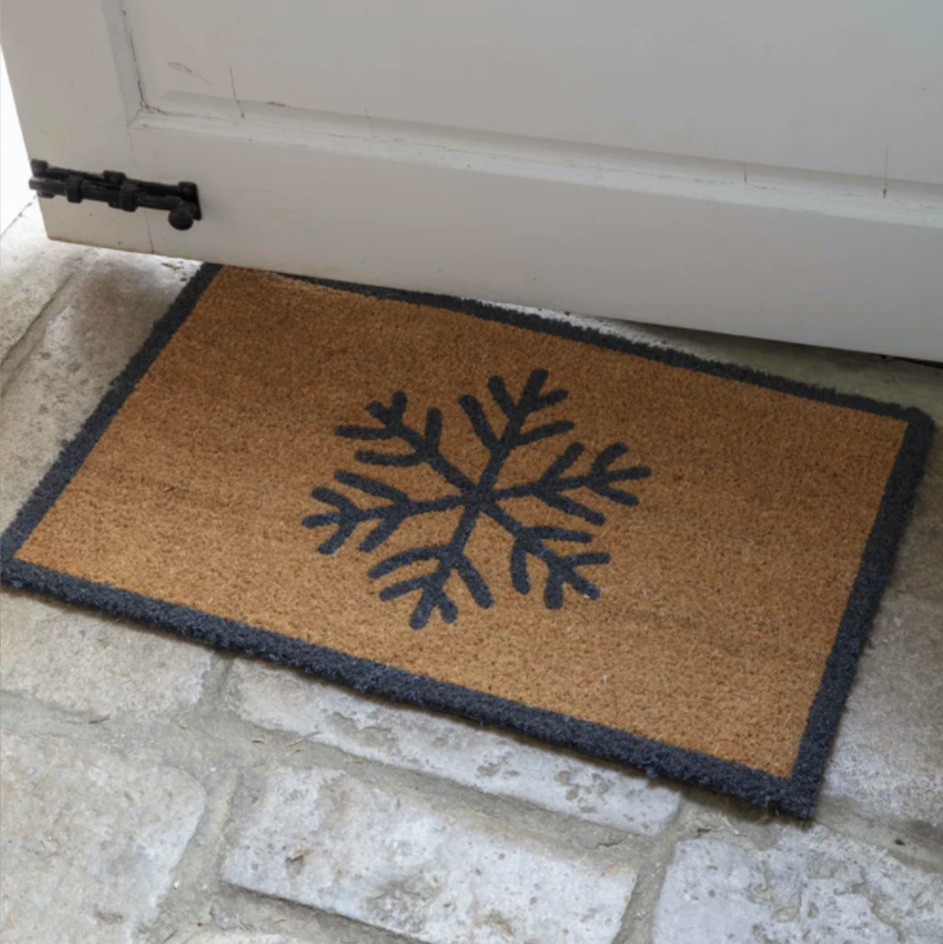 Snowflake Doormat, Two Sizes - WowCornwall