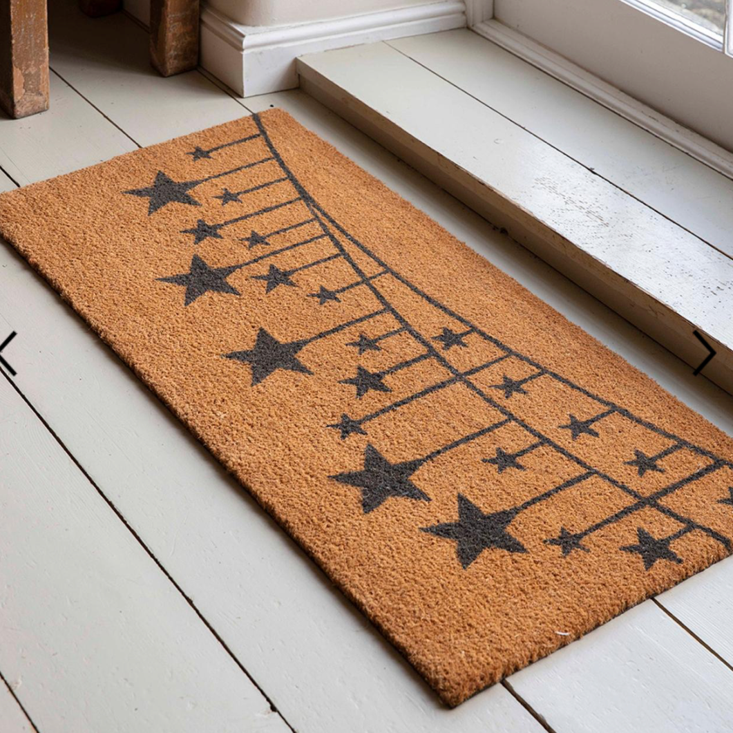 Star Bunting Doormat, Three Sizes - WowCornwall
