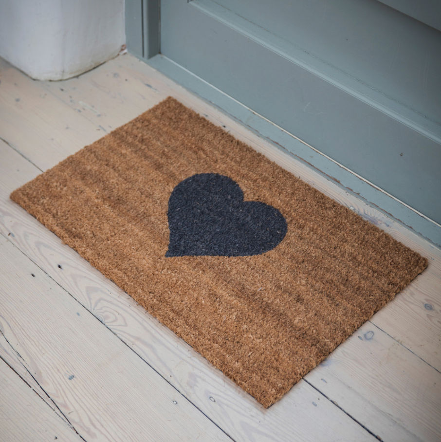Heart Doormat, Small - WowCornwall