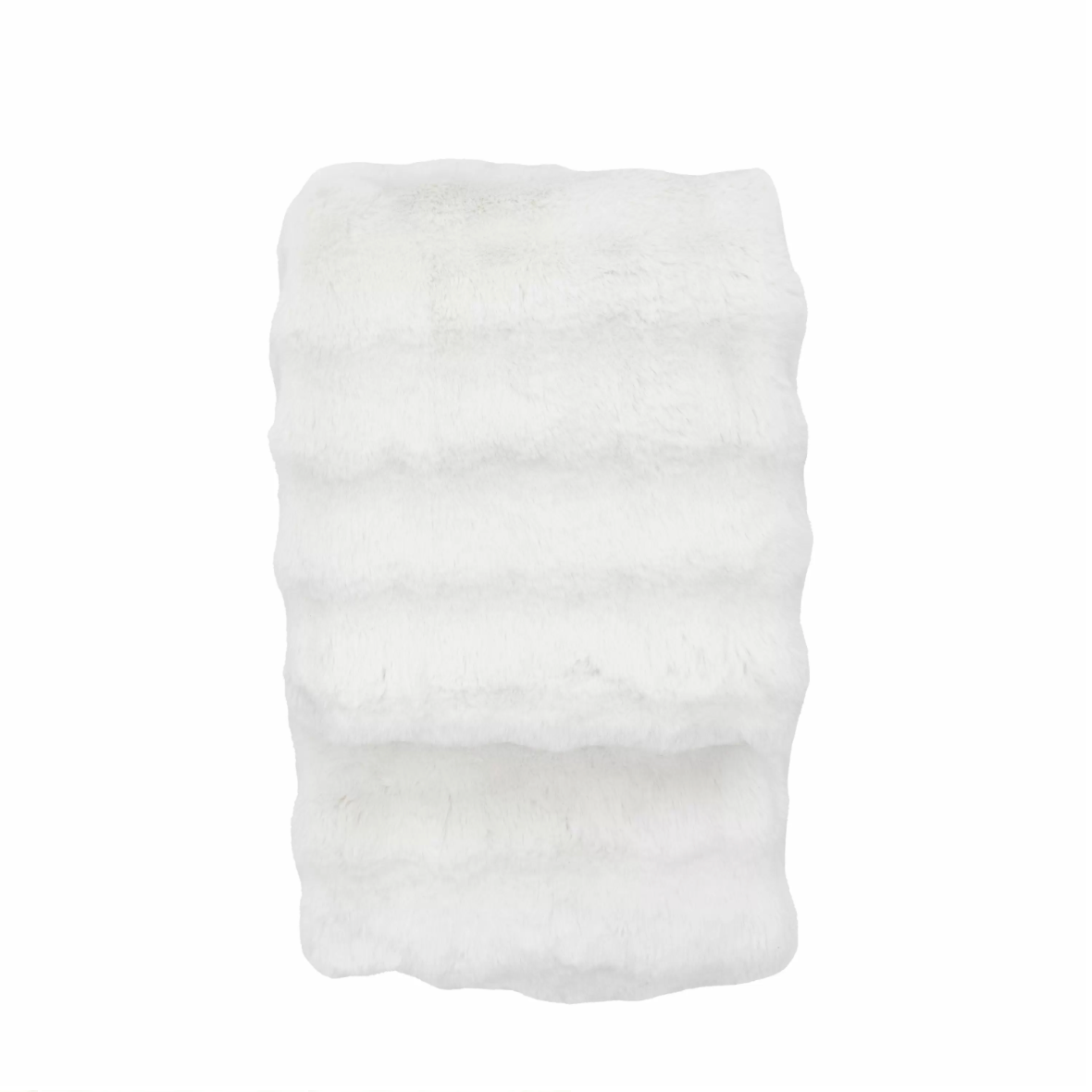 Marshmallow rabbit throw cream - WowCornwall