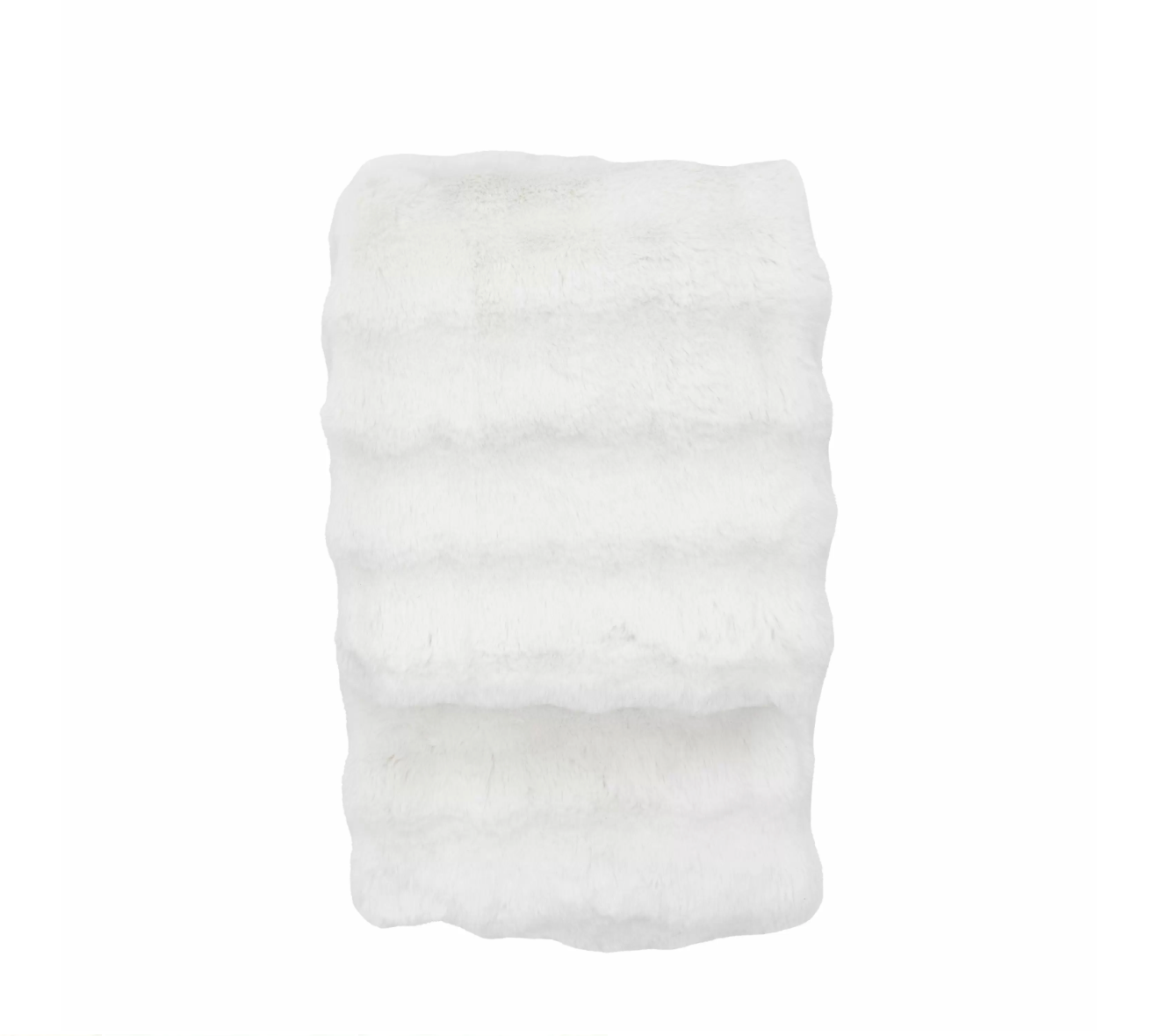 Marshmallow rabbit throw cream - WowCornwall