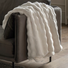 Marshmallow rabbit throw cream - WowCornwall