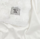 Marshmallow rabbit throw cream - WowCornwall