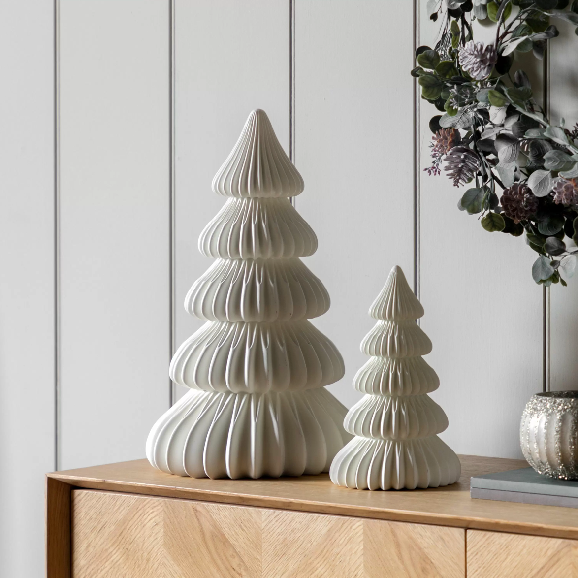 Pearly white Christmas tree small - WowCornwall