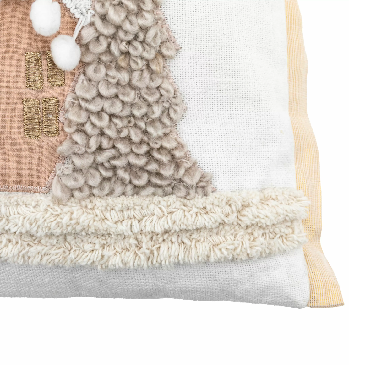 Pearly White Houses Cushion - WowCornwall