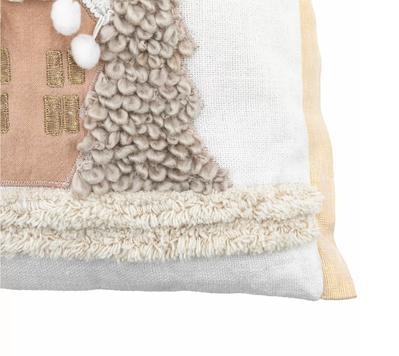 Pearly White Houses Cushion - WowCornwall