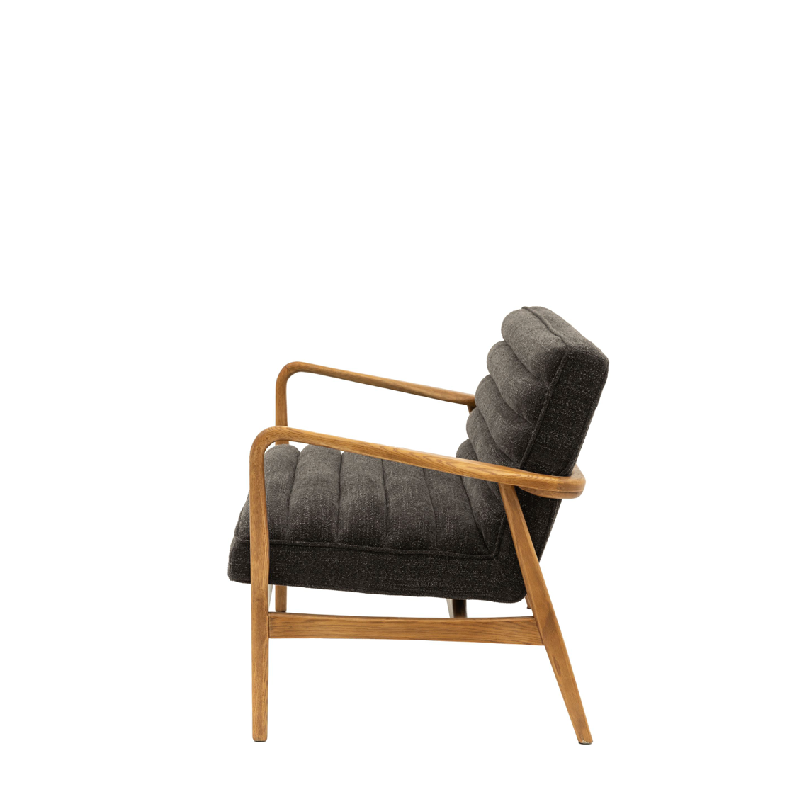 Datsun 2 Seater Sofa Charcoal - 1180mm x 760mm x 800mm - WowCornwall
