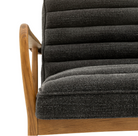 Datsun 2 Seater Sofa Charcoal - 1180mm x 760mm x 800mm - WowCornwall