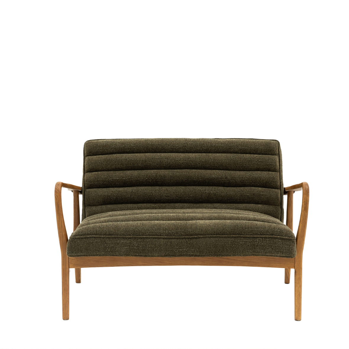 Datsun 2 Seater Sofa Green - 1180mm x 760mm x 800mm - WowCornwall
