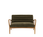 Datsun 2 Seater Sofa Green - 1180mm x 760mm x 800mm - WowCornwall