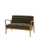 Datsun 2 Seater Sofa Green - 1180mm x 760mm x 800mm - WowCornwall