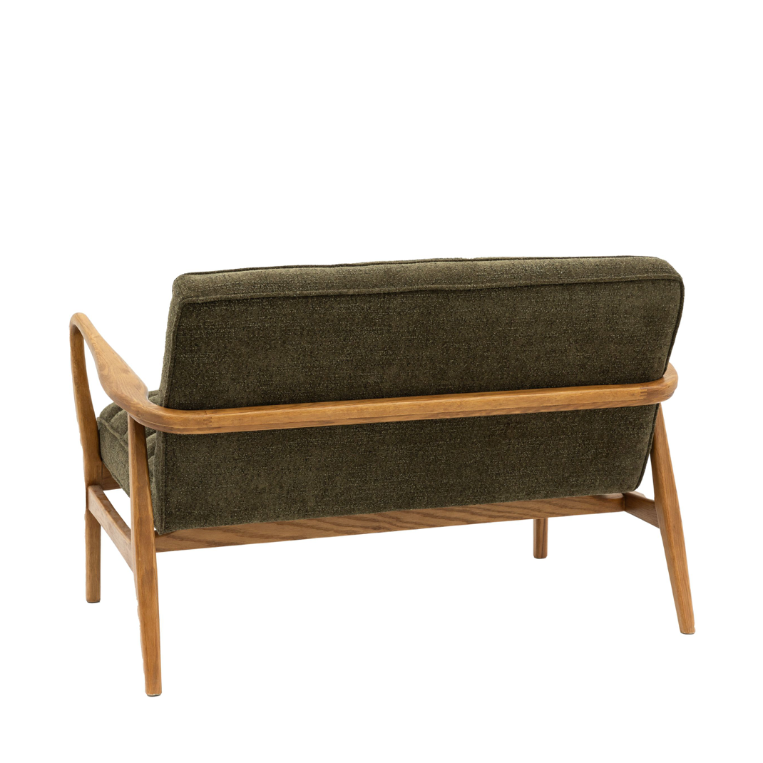 Datsun 2 Seater Sofa Green - 1180mm x 760mm x 800mm - WowCornwall