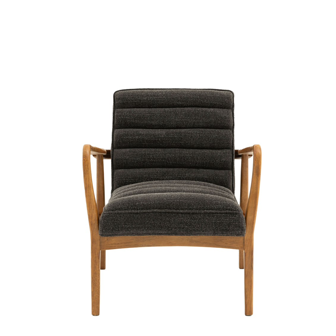 Datsun armchair Charcoal - 690mm x 760mm x 800mm - WowCornwall