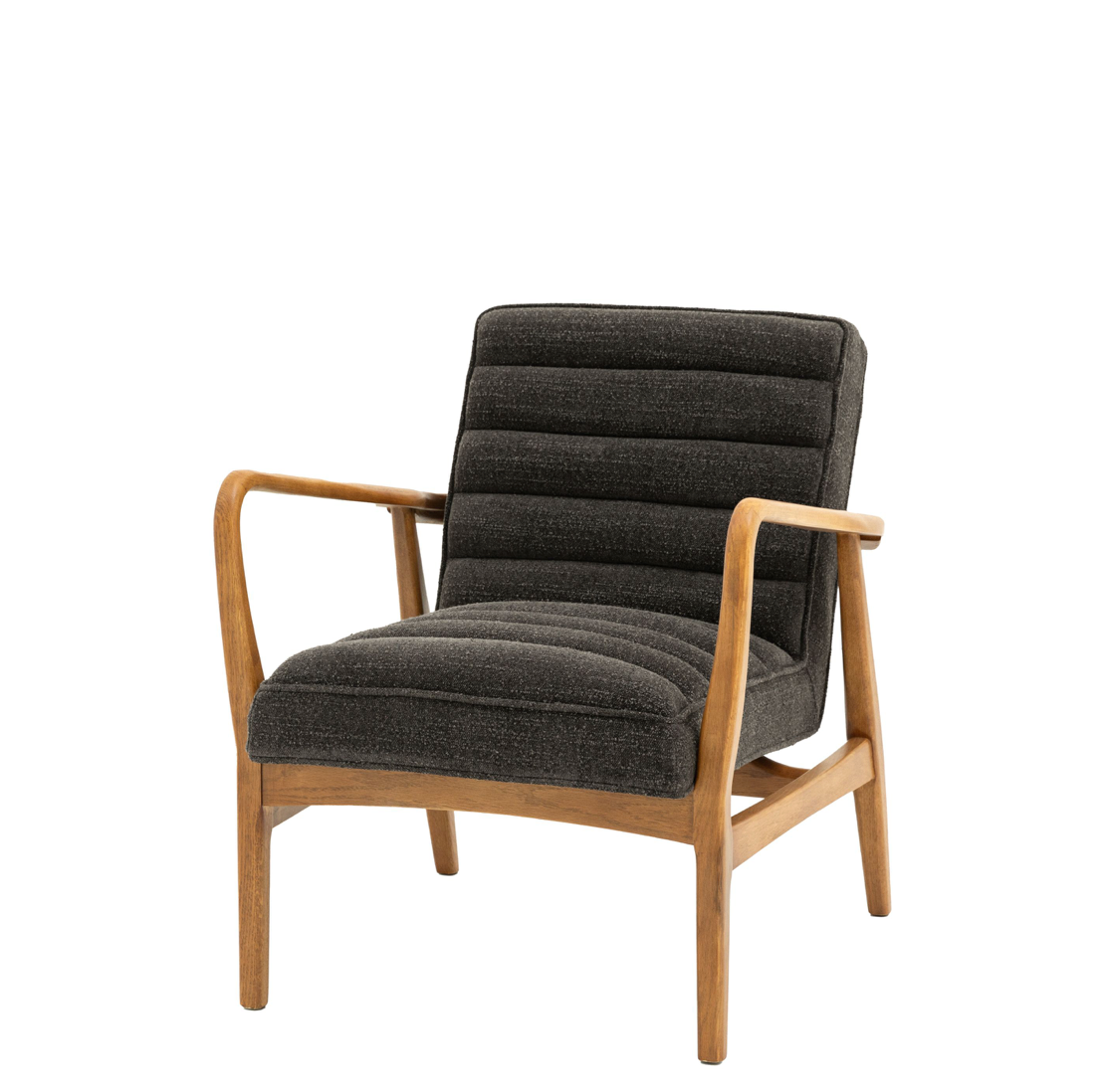 Datsun armchair Charcoal - 690mm x 760mm x 800mm - WowCornwall