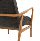 Datsun armchair Charcoal - 690mm x 760mm x 800mm - WowCornwall