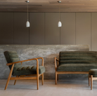 Datsun armchair Green - 690mm x 760mm x 800mm - WowCornwall