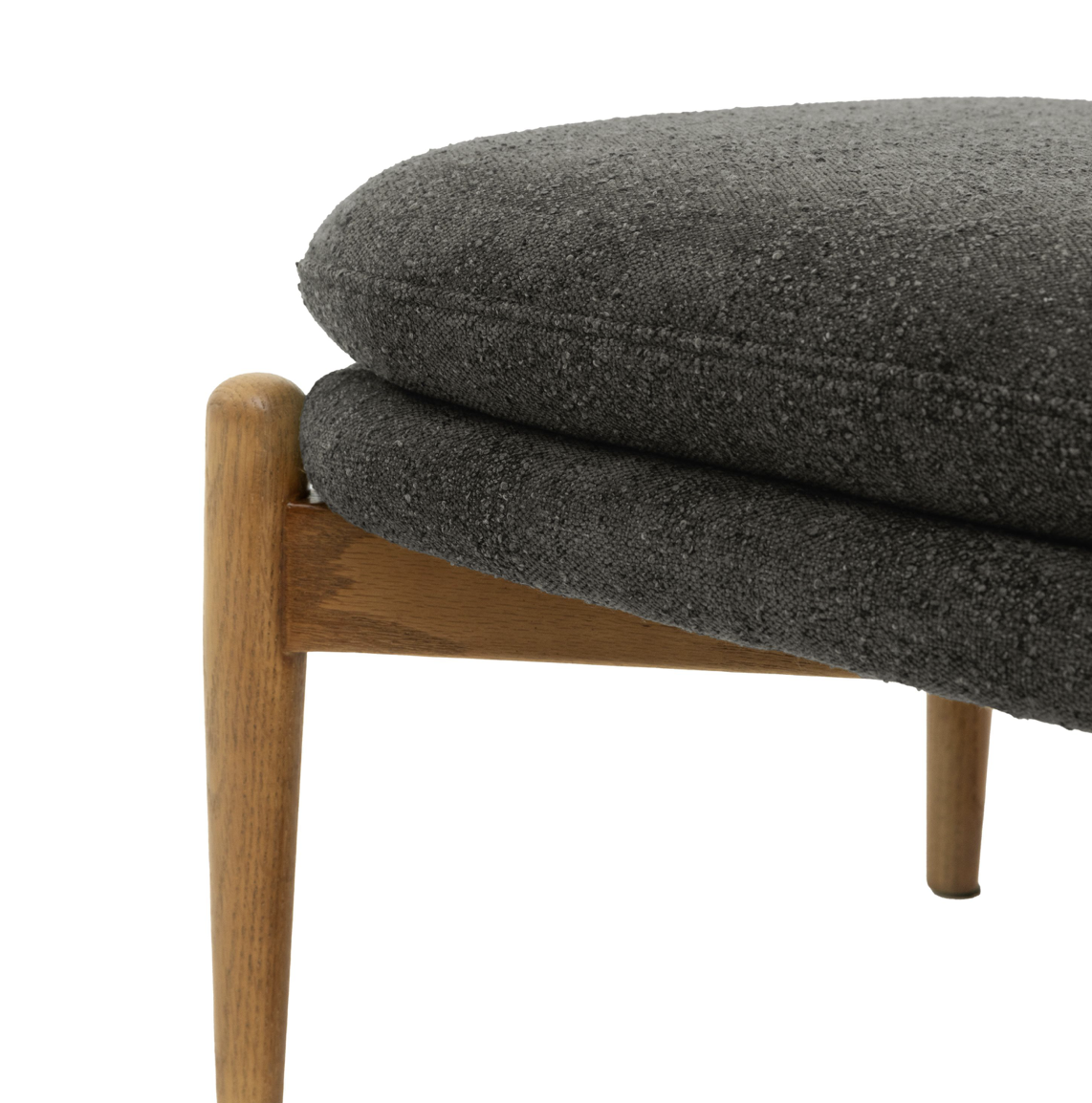 Datsun footstool Charcoal - 555mm x 475mm x 395mm - WowCornwall