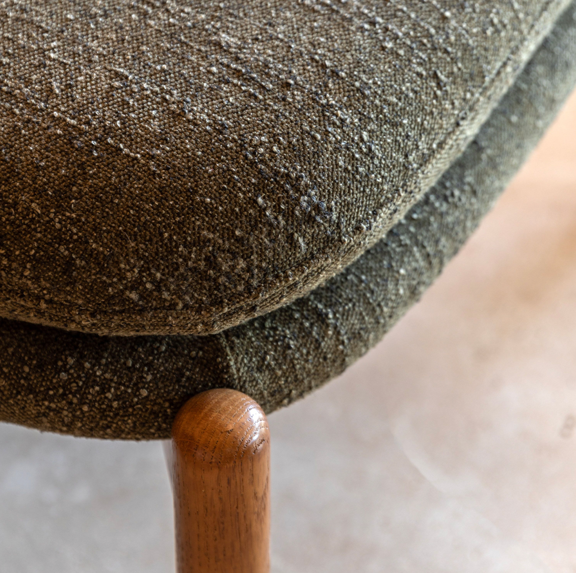 Datsun footstool Green - 555mm x 475mm x 395mm - WowCornwall