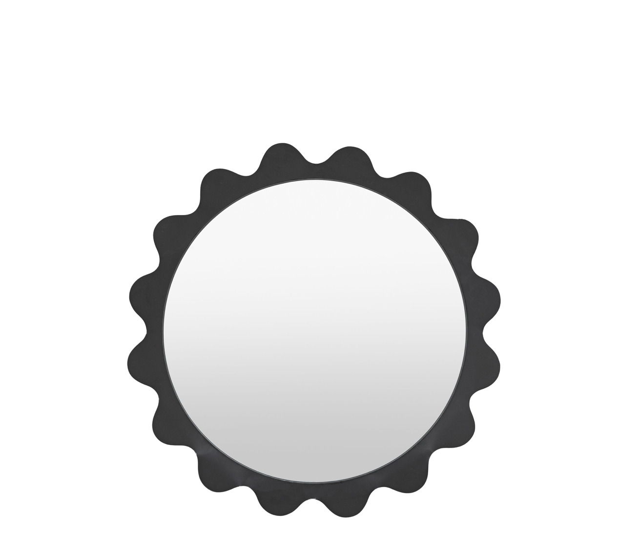 Shoreditch mirror charcoal (w)600mm x (d)55mm x (h)600mm - WowCornwall
