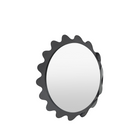 Shoreditch mirror charcoal (w)600mm x (d)55mm x (h)600mm - WowCornwall
