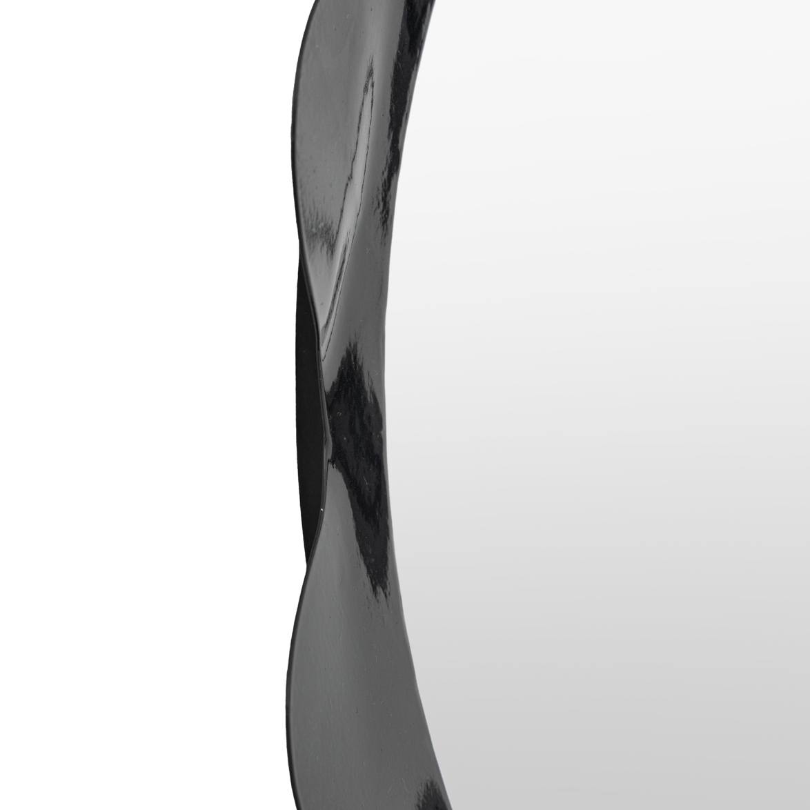 Shoreditch mirror charcoal (w)600mm x (d)55mm x (h)600mm - WowCornwall
