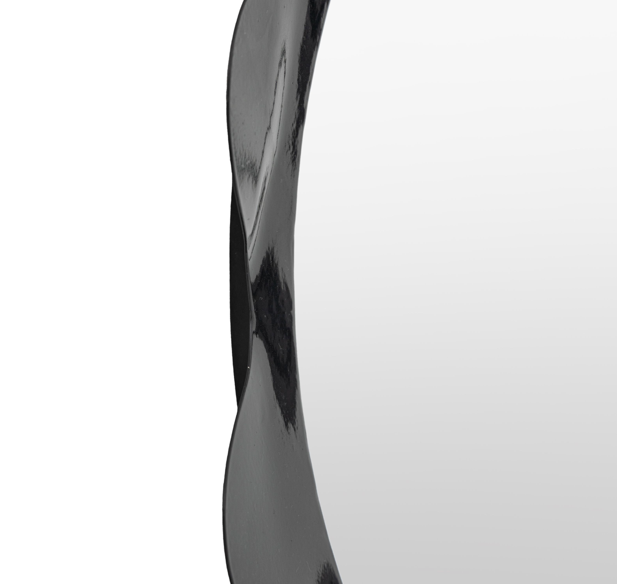 Shoreditch mirror charcoal (w)600mm x (d)55mm x (h)600mm - WowCornwall