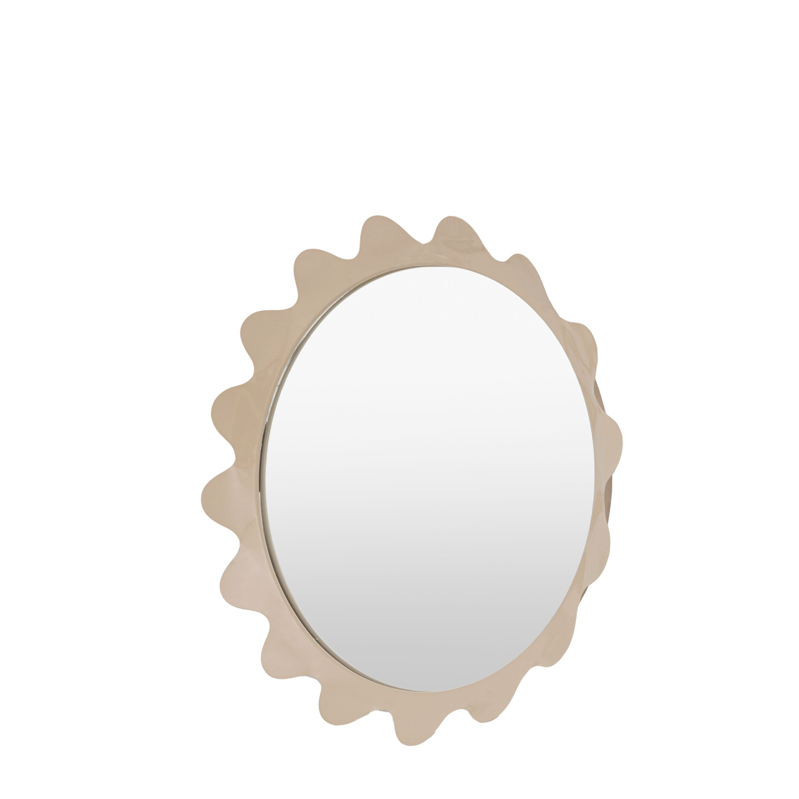 Shoreditch mirror taupe (w)600mm x (d)55mm x (h)600mm - WowCornwall