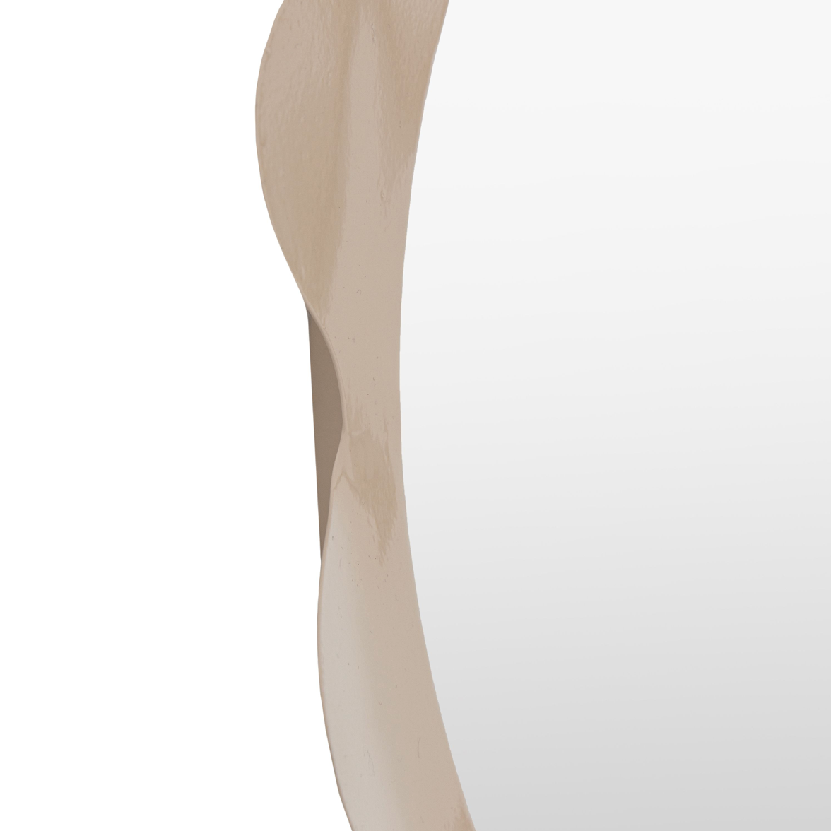Shoreditch mirror taupe (w)600mm x (d)55mm x (h)600mm - WowCornwall